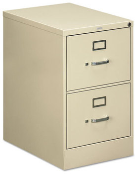 HON® 510 Series Vertical File 2 Legal-Size Drawers, Putty, 18.25" x 25" 29"