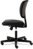 A Picture of product HON-5703SB11T HON® Volt® Series Leather Task Chair with Synchro-Tilt Supports Up to 250 lb, 18" 22.25" Seat Height, Black