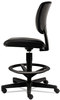 A Picture of product HON-5705SB11T HON® Volt® Series Leather Adjustable Task Stool Supports Up to 275 lb, 22.88" 32.38" Seat Height, Black