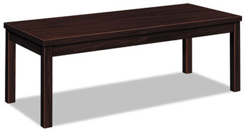 HON® Laminate Occasional Tables Table, Rectangular, 48w x 20d 16h, Mahogany