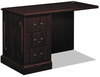 A Picture of product HON-94216LNN HON® 94000 Series™ "L" Workstation Left Return 48w x 24d 29.5h, Mahogany