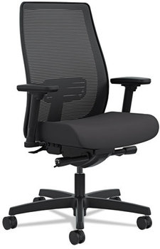 HON® Endorse® Mesh Mid-Back Work Chair Supports Up to 300 lb, 17.5" 21.75" Seat Height, Black