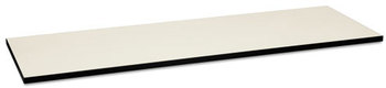 HON® Huddle Series Multipurpose Rectangular Top Without Grommets 72w x 24d, Silver Mesh/Black