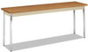A Picture of product HON-UTM1872CLCHR HON® Utility Table Rectangular, 72w x 18d 29h, Harvest/Putty