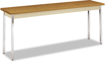 HON® Utility Table Rectangular, 72w x 18d 29h, Harvest/Putty