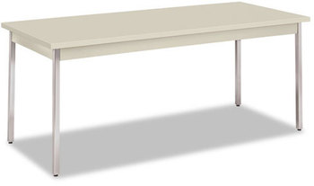 HON® Utility Table Rectangular, 72w x 30d 29h, Light Gray