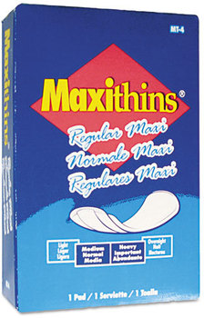 Hospital Specialty Co. Maxithins® Sanitary Pads,  100/Carton