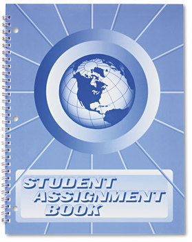 Ward® Student Assignment Book,  40 Weeks, 11 x 8-1/2, Laminated Cover