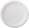 A Picture of product HUH-81209 Chinet® Heavyweight Plastic Dinnerware,  9" Diameter, White, 125/Pack, 4 Packs/CT
