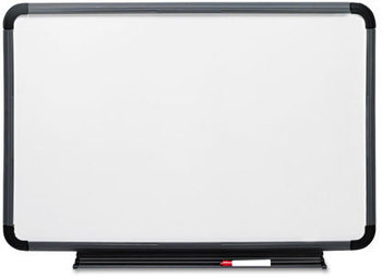 Iceberg Ingenuity Dry Erase Boards,  Resin Frame with Tray, 36 x 24, Charcoal