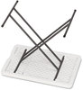 A Picture of product ICE-65490 Iceberg IndestrucTable Too™ 1200 Series Personal Folding Table,  30 x 20, Platinum