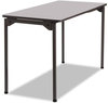 A Picture of product ICE-65877 Iceberg Maxx Legroom™ Folding Table,  60w x 18d x 29-1/2h, Gray/Charcoal