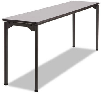 Iceberg Maxx Legroom™ Folding Table,  72w x 18d x 29-1/2h, Gray/Charcoal