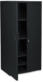 Iceberg OfficeWorks™ Storage Cabinet,  36w x 22d x 72h, Black