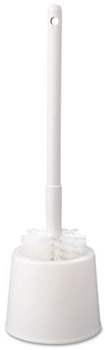 Impact® Deluxe Scratchless Bowl Brush and Caddy,  16" Long, Plastic, White