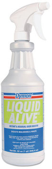 Dymon® LIQUID ALIVE® Odor Digester,  32oz Bottle, 12/Carton