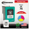 A Picture of product IVR-37WN Innovera® 35WN, 36WN, 37WN Ink Remanufactured Tri-Color Replacement for 75 (CB337WN), 170 Page-Yield