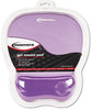 A Picture of product IVR-51440 Innovera® Gel Wrist Support Mouse Pad with Rest, 8.25 x 9.62, Purple