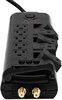 A Picture of product IVR-71657 Innovera® Ten-Outlet Surge Protector 10 AC Outlets, 6 ft Cord, 2,880 J, Black