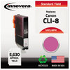 A Picture of product IVR-CLI8PM Innovera® CLI8PM, CLI8PC Inkjet Cartridge,  5630 Yield, Photo Magenta