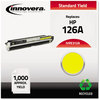 A Picture of product IVR-E312A Innovera® E310A, E311A, E312A, E313A Toner Remanufactured Yellow Replacement for 126A (CE312A), 1,000 Page-Yield, Ships in 1-3 Business Days