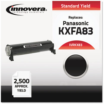 Innovera® KX83 Laser Cartridge Remanufactured Black Toner, Replacement for KX-FA83, 2,500 Page-Yield