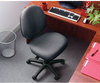 A Picture of product ALE-IN4819 Alera® Interval Series Swivel/Tilt Task Chair Bonded Leather Seat/Back, Up to 275 lb, 18.11" 23.22" Seat Height, Black