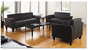 A Picture of product ALE-VA7520BK Alera® Valencia™ Series Corner Occasional Table Rectangle, 23.63w x 20d 20.38h, Black