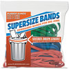 A Picture of product ALL-08997 Alliance® SuperSize Bands™,  12" Red, 14" Green, 17" Blue, 1/4"w, 24/Pack