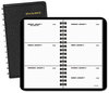 A Picture of product AAG-7003505 AT-A-GLANCE® Weekly Planner 4.5 x 2.5, Black Cover, 12-Month (Jan to Dec): 2024