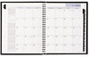 A Picture of product AAG-G400H00 AT-A-GLANCE® DayMinder® Hard-Cover Monthly Planner with Memo Section, Unruled Blocks, 8.5 x 7, Black Cover, 12-Month (Jan to Dec): 2025