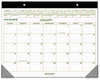 A Picture of product AAG-GG250000 AT-A-GLANCE® Two-Color Desk Pad 22 x 17, White Sheets, Black Binding, Clear Corners, 12-Month (Jan to Dec): 2024