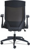 A Picture of product ALE-EBK4217 Alera® EB-K Series Synchro Mid-Back Flip-Arm Mesh Chair Supports Up to 275 lb, 18.5“ 22.04" Seat Height, Black