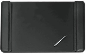 Artistic® Sagamore Desk Pad,  36 x 20, Black