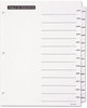 A Picture of product AVE-11678 Office Essentials™ Table 'n Tabs® Dividers 12-Tab, Jan. to Dec., 11 x 8.5, White, 1 Set