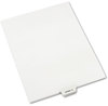 A Picture of product AVE-12391 Avery® Legal Index Divider, Exhibit Alpha Letter, Style Avery-Style Preprinted Bottom Tab Dividers, 26-Tab, R, 11 x 8.5, White, 25/Pack