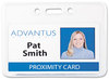 A Picture of product AVT-75451 Advantus® Proximity ID Badge Holders,  Vertical, 2 3/8w x 3 3/8h, Clear, 50/Pack