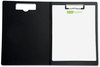 A Picture of product BAU-61634 Baumgartens Mobile OPS™ Portfolio Clipboard with Low-Profile Clip,  1/2" Capacity, 8 1/2 x 11, Black