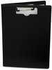 A Picture of product BAU-61634 Baumgartens Mobile OPS™ Portfolio Clipboard with Low-Profile Clip,  1/2" Capacity, 8 1/2 x 11, Black