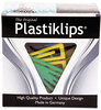 A Picture of product BAU-LP0300 Baumgartens Plastiklips Paper Clips,  Medium, Assorted Colors, 500/Box
