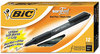 A Picture of product BIC-SCSF11BK BIC® Soft Feel® Retractable Ballpoint Pen,  Black Ink, .8mm, Fine, Dozen