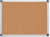 A Picture of product BVC-CA051170 MasterVision® Value Cork Bulletin Board with Aluminum Frame,  36 x 48, Natural