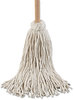 A Picture of product BWK-132C Boardwalk® Handle/Deck Mops,  32 oz Cotton Fiber Head, 6/Pack