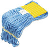A Picture of product BWK-501BL Boardwalk® Super Loop Wet Mop Head,  Cotton/Synthetic, Small Size, Blue