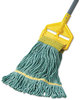 A Picture of product BWK-501GN Boardwalk® Super Loop Cotton/Synthetic Wet Mop Head. Small. Green. 12/case.