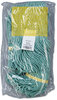 A Picture of product BWK-501GN Boardwalk® Super Loop Cotton/Synthetic Wet Mop Head. Small. Green. 12/case.