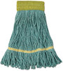 A Picture of product BWK-501GN Boardwalk® Super Loop Cotton/Synthetic Wet Mop Head. Small. Green. 12/case.