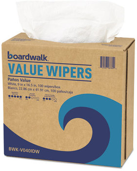 Boardwalk® DRC Wipers,  White, 12 x 13, 1080/Carton