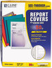 A Picture of product CLI-32557 C-Line® Report Covers,  Vinyl, Clear, 1/8" Capacity, 50/Box