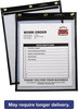 A Picture of product CLI-50912 C-Line® Heavy-Duty Super Heavyweight Plus Shop Ticket Holders,  Black, 9 x 12, 15/BX